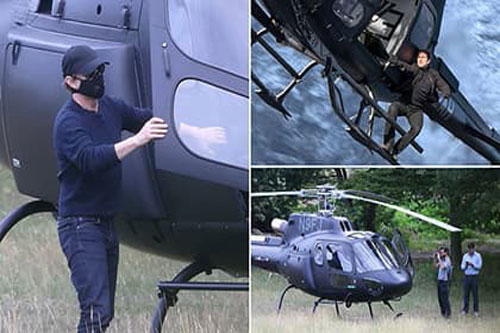 Tom Cruise gây choáng khi lái trực thăng đi ăn trưa, dân tình còn ngỡ đang đóng phim hành động