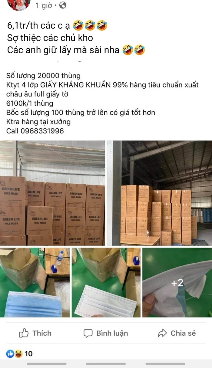 Có những kho săn sàng găm hàng, hét giá trên trời khi được hỏi giá