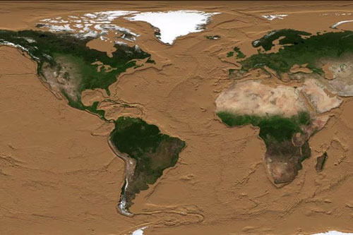 Nếu rút hết nước biển trên bề mặt, Trái Đất sẽ trông như thế nào?
