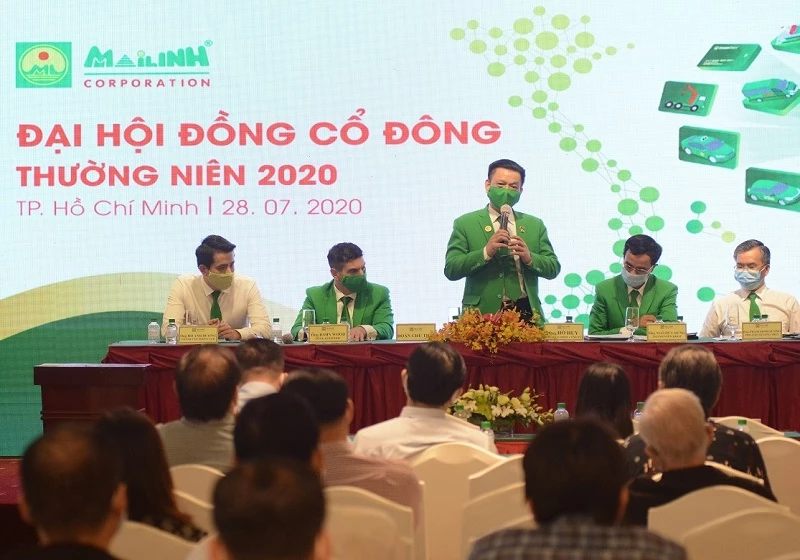 Đại hội cổ đông Tập đoàn Mai Linh thông qua chỉ tiêu kinh doanh năm 2020 với tổng doanh thu thuần đạt 1.730 tỷ đồng, lợi nhuận trước thuế 39 tỷ đồng, tăng số lượng xe cuối kỳ lên gần 30.000 xe.