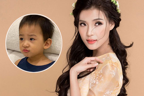 Thúy Diễm kiệt sức vì vào viện chăm con