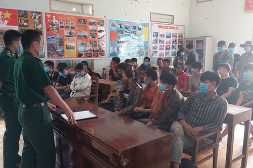 Liên tiếp phát hiện thêm 41 đối tượng xuất, nhập cảnh trái phép đường rừng