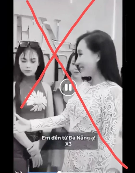 Hình ảnh kỳ thị trên clip TikTok của Nguyễn