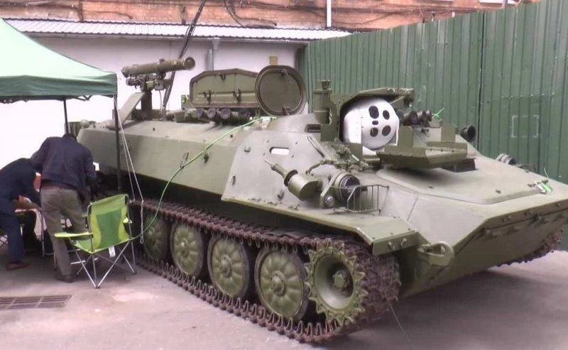 Hệ thống tên lửa chống tăng tự hành 9K114 Shturm-S do Ukraine hiện đại hóa. Ảnh: Topwar.
