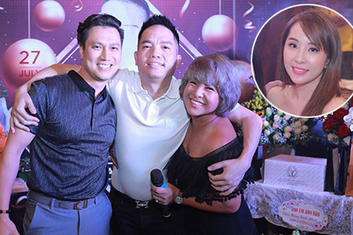 Việt Anh, Quỳnh Nga dự sinh nhật bầu Quang Cường