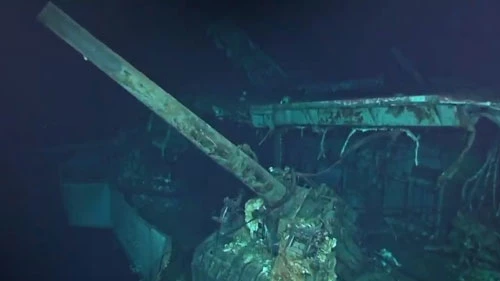 Xác con tàu sân bay huyền thoại đã được tìm thấy dưới độ sâu hơn 5.000 m.