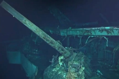 Tàu sân bay Thế chiến II gần như nguyên vẹn sau 7 thập kỷ 'ngủ yên' dưới đáy đại dương