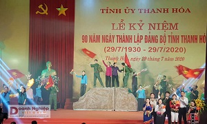 Thanh Hoá kỷ niệm 90 năm ngày thành lập Đảng bộ tỉnh