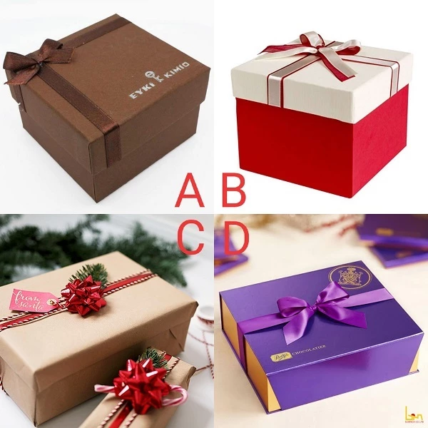 Bạn chọn hộp quà nào?