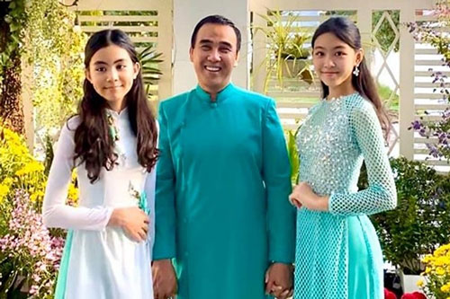 Quyền Linh giữ khoảng cách với hai con gái tuổi dậy thì