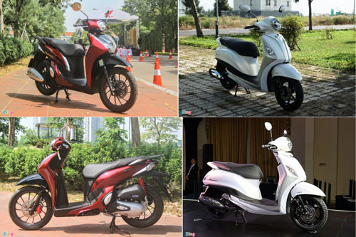 Tầm giá hơn 50 triệu, mua Honda SH Mode 2020 tiêu chuẩn hay Yamaha Grande cao cấp?