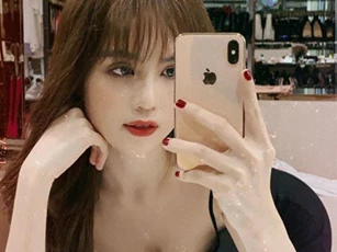 Dù cả showbiz đua nhau làm móng nhọn sắc cạnh, Ngọc Trinh vẫn chỉ trung thành với mẫu móng bình dân