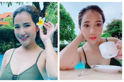 Bị thương trên mặt ở phim trường, Cát Tường hồi phục nhan sắc nhanh chóng và tự tin khoe body cực bốc