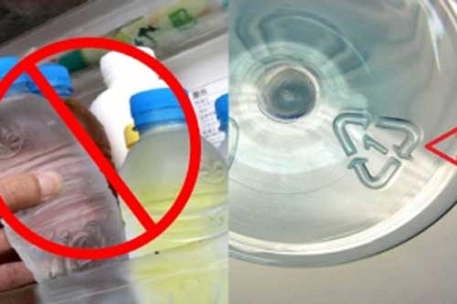 Chai nhựa có 1 trong 3 ký hiệu sau là cực kỳ độc hại, tuyệt đối không nên dùng lại