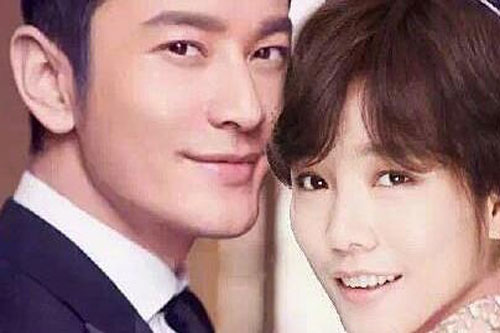 Nữ ca sĩ tự ghép mặt vào ảnh cưới Huỳnh Hiểu Minh