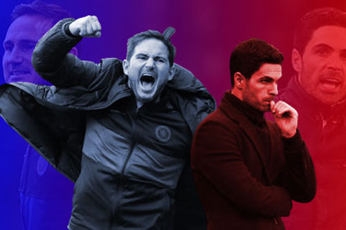 Lần này, Lampard lại 'đè' Arteta?