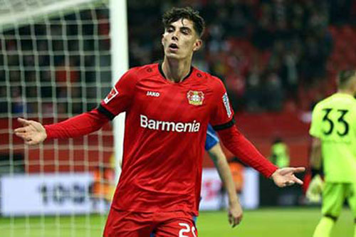 Leverkusen khiến fan Chelsea chưng hửng về Kai Havertz