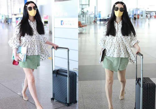 Hết thời, Phạm Băng Băng xuề xòa xuất hiện tại sân bay, chẳng ai thèm chào đón