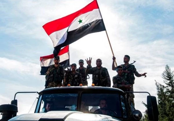 Quân đội chính phủ Syria đang đẩy mạnh hoạt động ở vùng Tây Bắc đất nước. Ảnh: Al Masdar News.