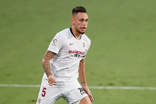 =3. Lucas Ocampos (Sevilla, giá trị chuyển nhượng hiện nay: 45, mức tăng giá: 22,5 triệu bảng).