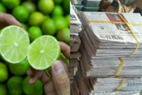 Lấy một tờ báo cũ gói chanh, bạn sẽ nhận được kết quả vô cùng bất ngờ