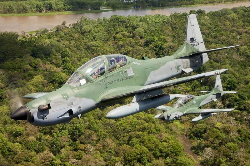 Máy bay tấn công cánh quạt Embraer EMB-314 Super Tucano. Ảnh: Defence Blog.