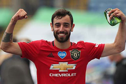 Bruno Fernandes xuất sắc nhất Premier League tháng 7 