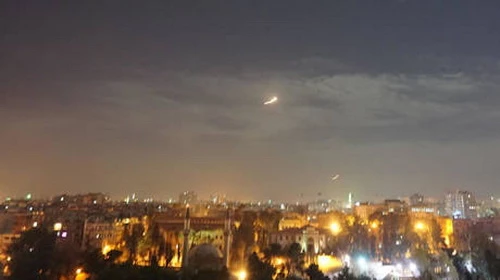 Israel đã tiến hành loạt vụ tấn công vào lãnh thổ Syria. Ảnh: Al Masdar News.