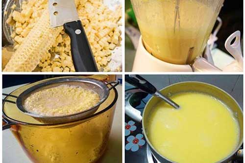 Mẹ đảm làm sữa ngô giúp bé phát triển chiều cao cân nặng vượt trội