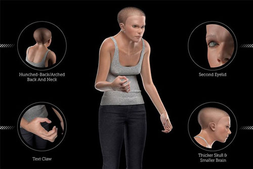 Hình dáng con người vào năm 2100 thay đổi thế nào nếu dùng nhiều smartphone?