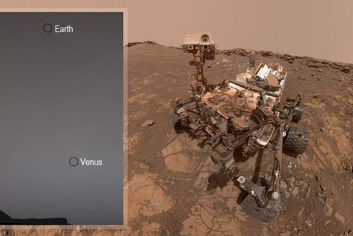 Trái Đất trông ra sao khi nhìn từ sao Hỏa?