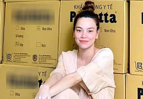 Hồ Ngọc Hà tặng Đà Nẵng 185.000 khẩu trang