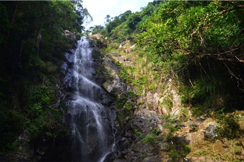 Hồ Tân Nương (Bride's Pool) là một thác nước bình dị và đẹp như tranh vẽ nằm giữa lòng công viên quốc gia Plover Cove, thuộc khu Shuen Wan, Hồng Kông