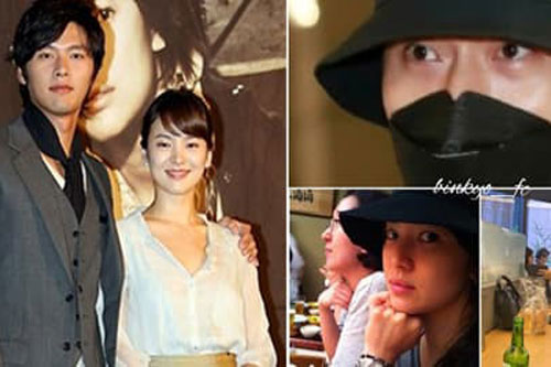 Song Hye Kyo và Hyun Bin đội mũ đôi, hẹn hò trong đêm và dùng chung vệ sĩ?