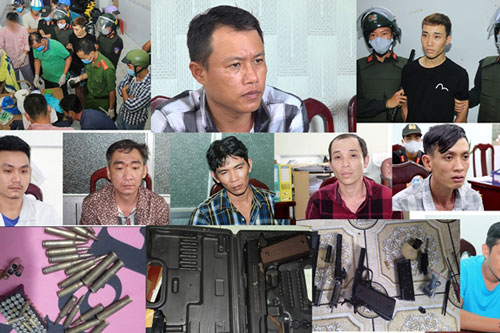 An Giang: Triệt phá đường dây ma túy thu giữ 7 khẩu súng và hàng trăm viên đạn