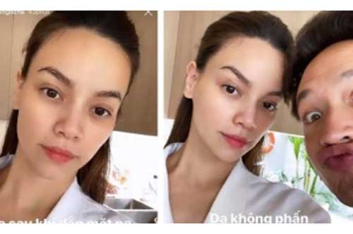 Hà Hồ khoe mặt mộc vào tháng cuối thai kỳ nhưng spotlight lại đổ đồn vào hành động “cực lầy” của Kim Lý