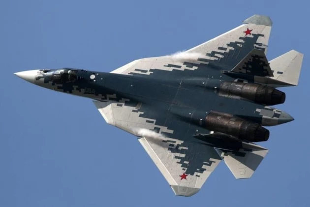 Tiêm kích tàng hình Su-57 của Nga. Ảnh: TASS.