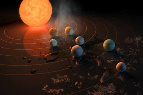 "Hệ mặt trời" khác có tới…7 trái đất, có thể ở được