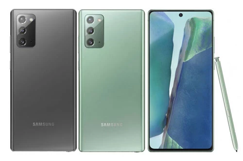 Tại thị trường Việt, Galaxy Note 20 có giá 24,99 triệu đồng, lên kệ trong tháng 8 này với 3 màu xám huyền bí, đồng huyền bí và xanh lá cây huyền bí.