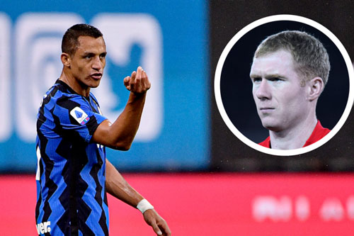 Scholes vui mừng khi 'cục nợ' Sanchez đến Inter