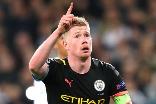 Tiền vệ: Kevin De Bruyne (Man City).