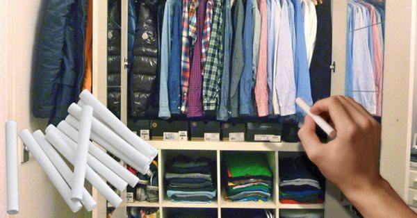 Vứt 3 viên phấn bảng vào tủ quần áo, ai cũng mắng 'dở hơi' cho tới khi…
