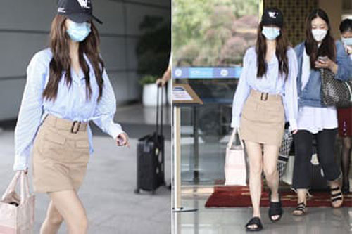 Angelababy trẻ trung như nữ sinh, khí chất đẹp dịu dàng nhưng lại bị soi 'điểm yếu' này