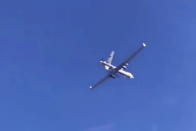 Máy bay không người lái tấn công MQ-9 Reaper do Mỹ chế tạo đã trở thành nạn nhân của hệ thống EW Nga? Ảnh: Avia-pro.