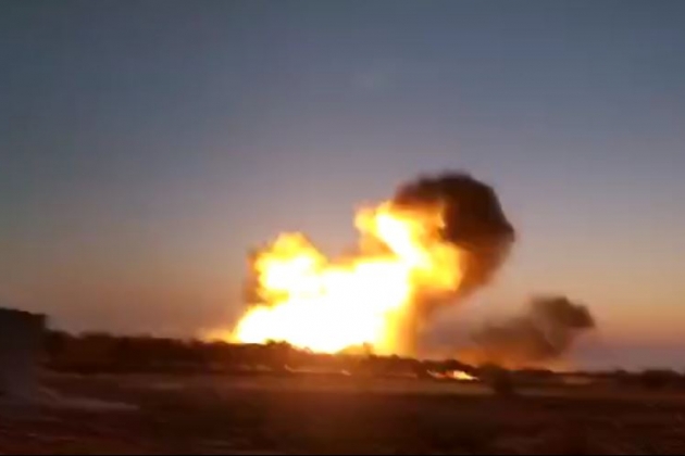 Máy bay chiến đấu Nga đã ném bom dữ dội phiến quân khủng bố. Ảnh: Avia-pro.