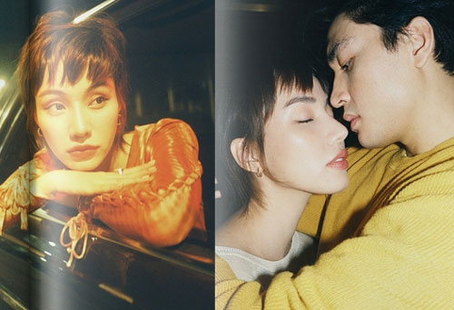 Gigi Hương Giang vấn vương tình cảm với Quang Đại trong MV