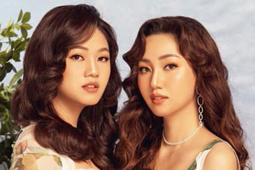 Hậu giảm cân thành công, chị em Á hậu Ngô Trà My - Thanh Tú khoe sắc đẹp hơn hoa