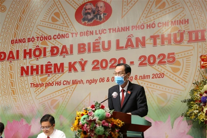 Ông Phạm Quốc Bảo tái đắc cử Bì thư Đảng ủy Tổng công ty Điện lực TP HCM - Ảnh 3.