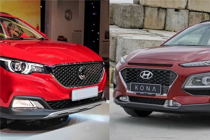 so sanh MG ZS va Hyundai Kona anh 1