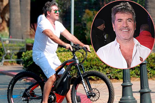 Simon Cowell ngã gẫy lưng khi đi xe đạp điện